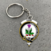 Clan Gow (of Skeoch) Tartan Crest Keychain WW96 Clan Gow Tartan Today
